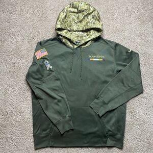 NFL Nike Baltimore Ravens Salute to Service Hoodie